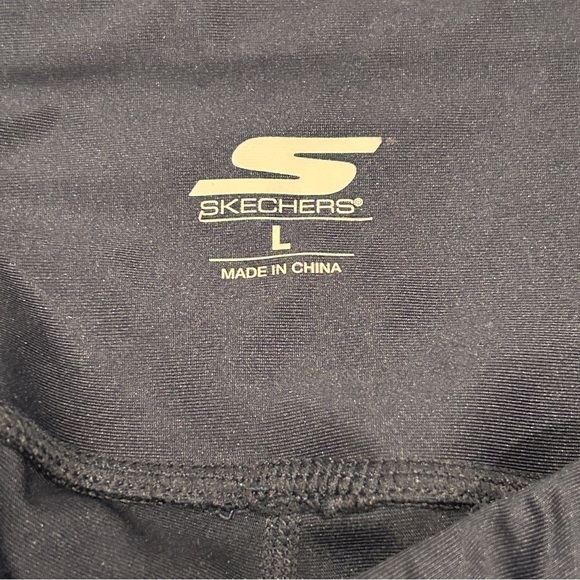 Skechers Size Large Women’s Capri Pant Dark Navy Blue With Bubblegum Pink Sides - Picture 5 of 7